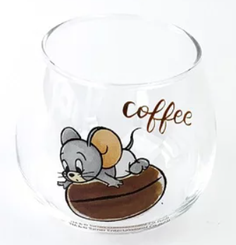 TOM and JERRY Time for Coffe 玻璃杯(TUFFY)