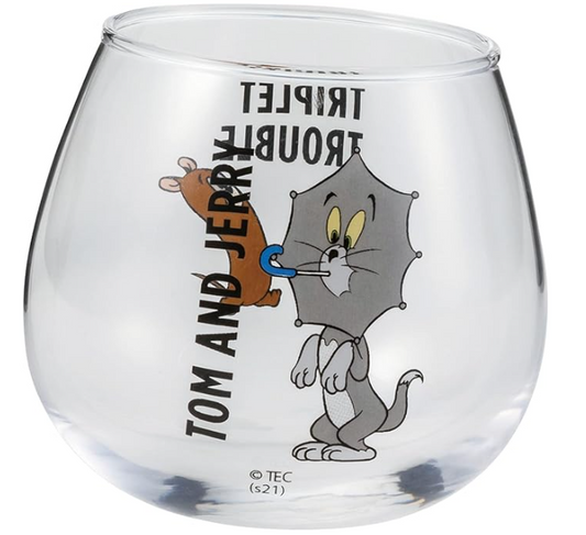 TOM and JERRY 玻璃杯 (變身)